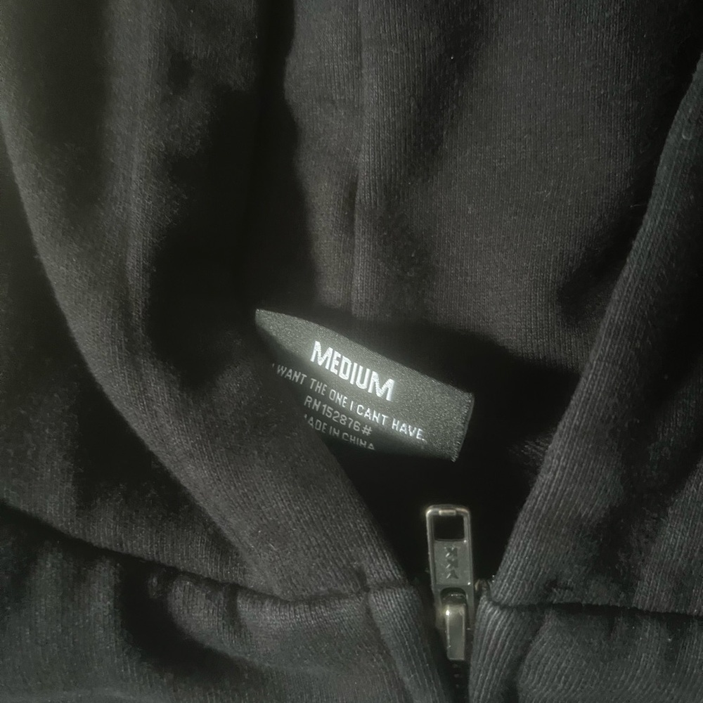 Medium size pleasures hoodie goat verification men